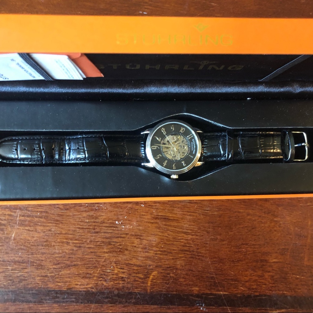 Stuhrling Skeleton Men’s Watch